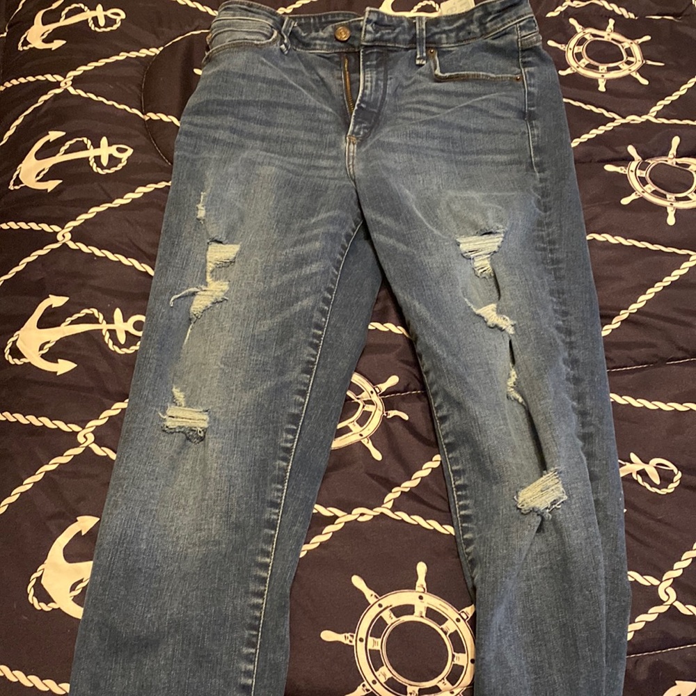 Abercrombie & Fitch High Rise, Super skinny. Size 28